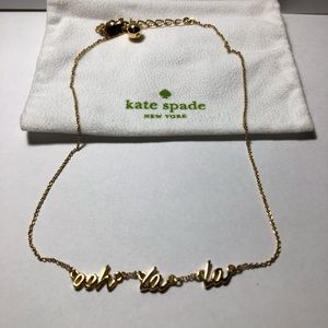 Kate Spade Ooh La La Necklace